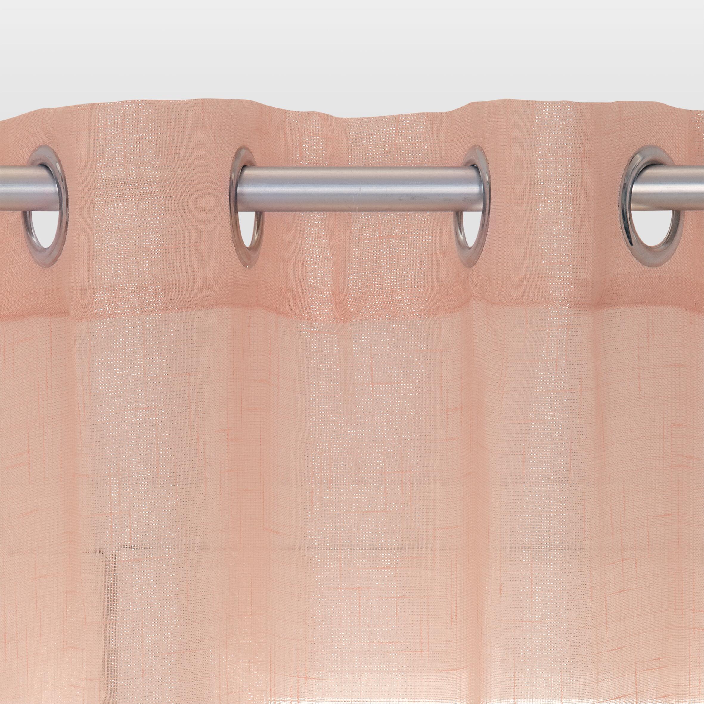 Tenda Lucciola rosa, occhiello 140x280 cm - 3