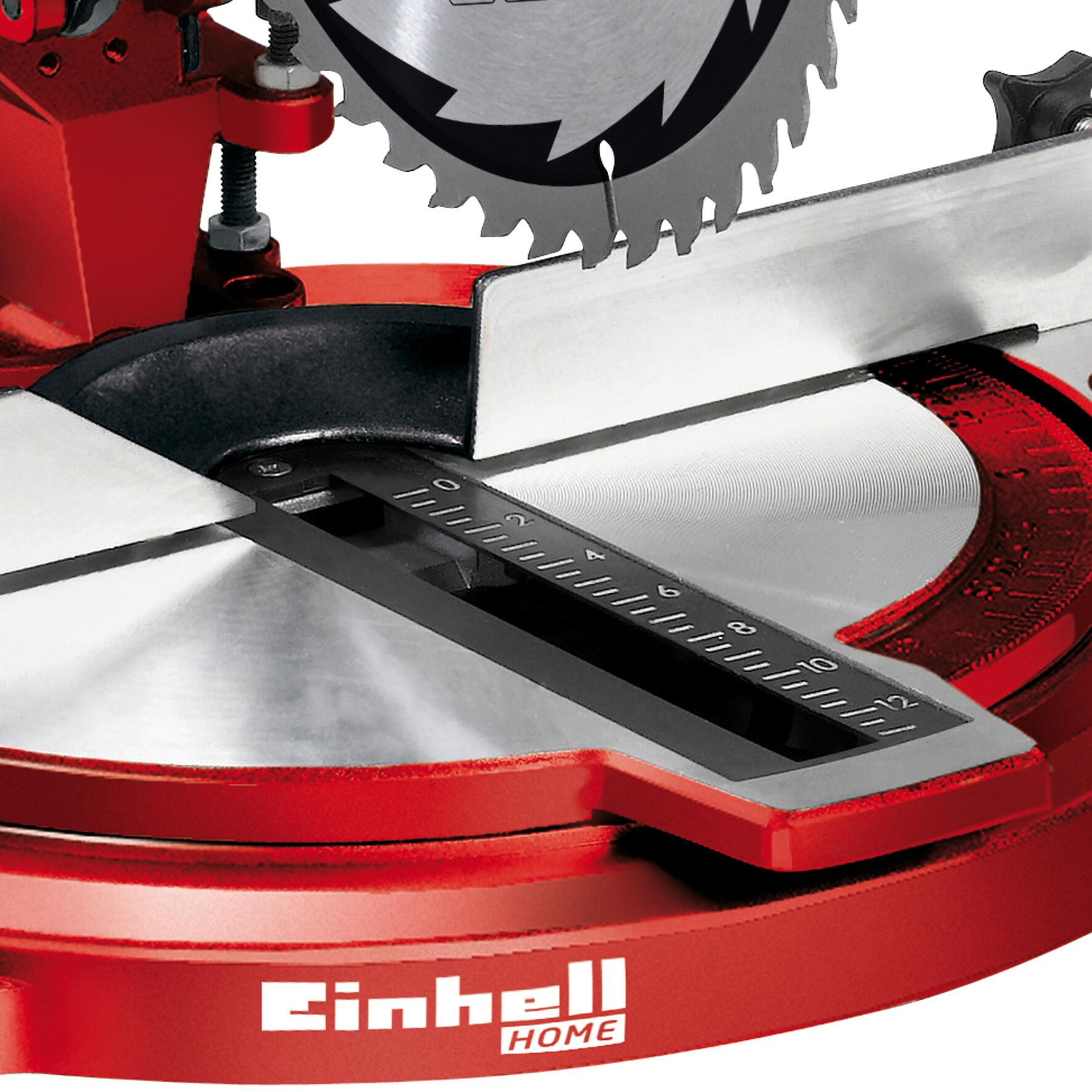 Ingletadora EINHELL TH-MS 2112 -Potencia 1600 W y disco 210 mm - 12