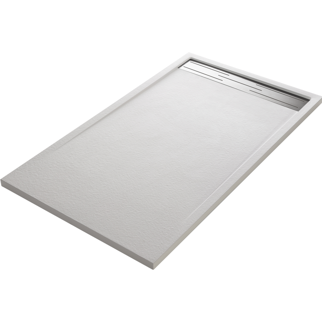 Base de duche NEO 70X120CM GRELHA METAL BRANCO MATE