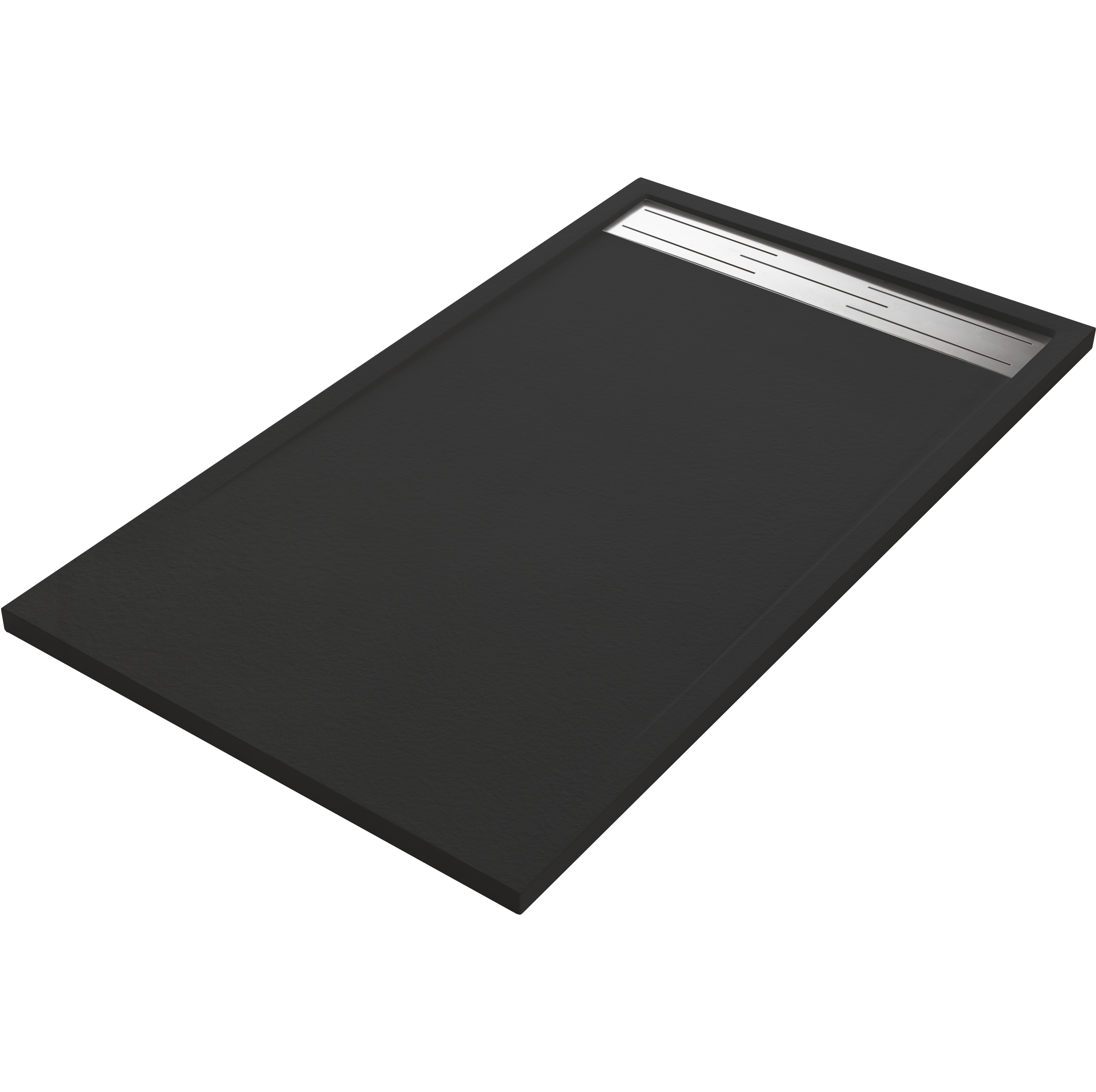 Plato de ducha neo 140x80 cm negro