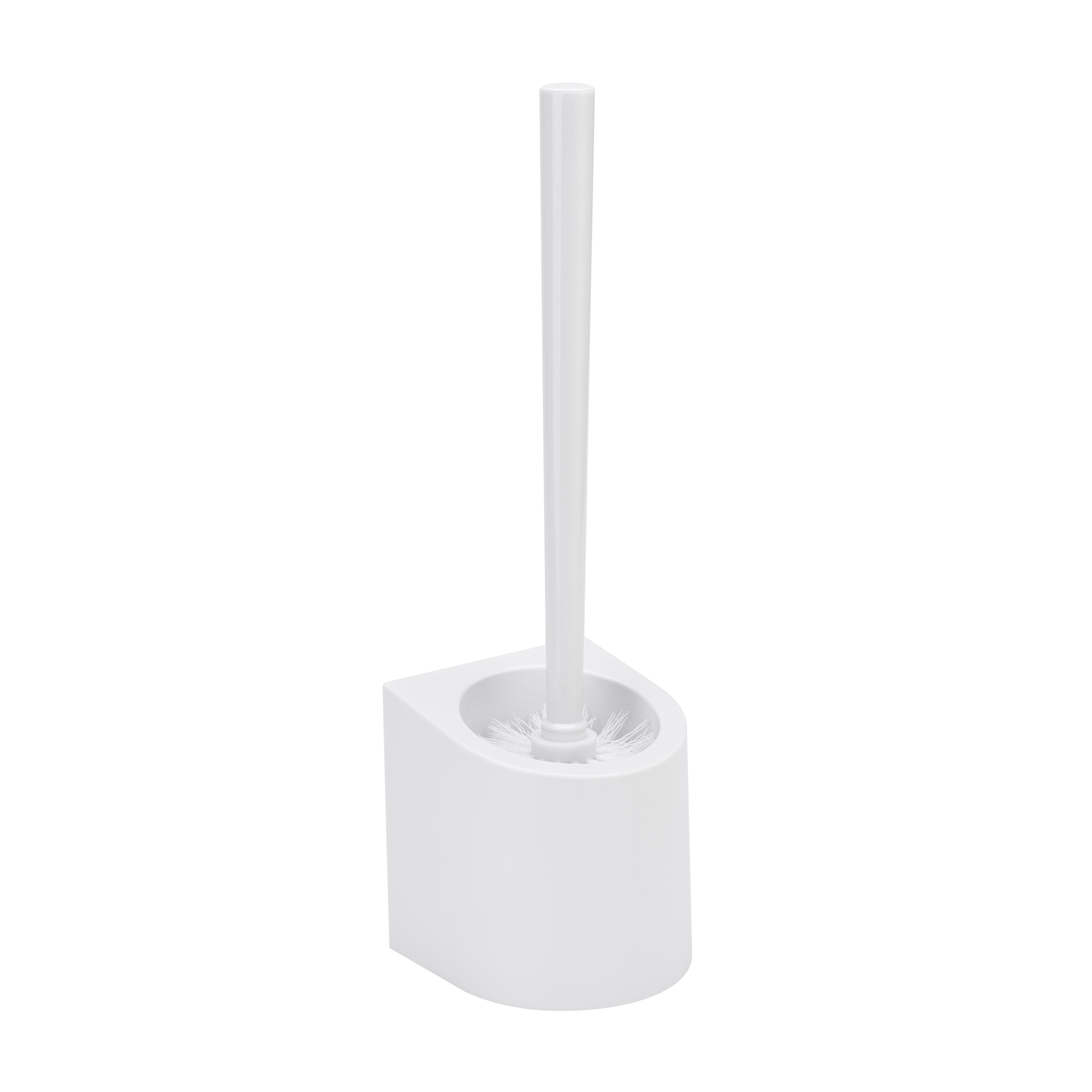 Pot avec brosse WC intégrée blanc vis Funky - 2