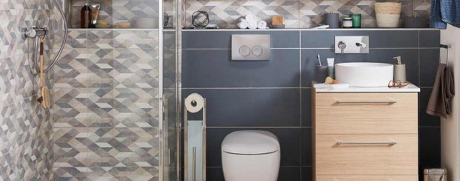 Plan Petite Salle De Bain 3m2 Aménager l'essentiel dans une petite salle de bains | Leroy Merlin