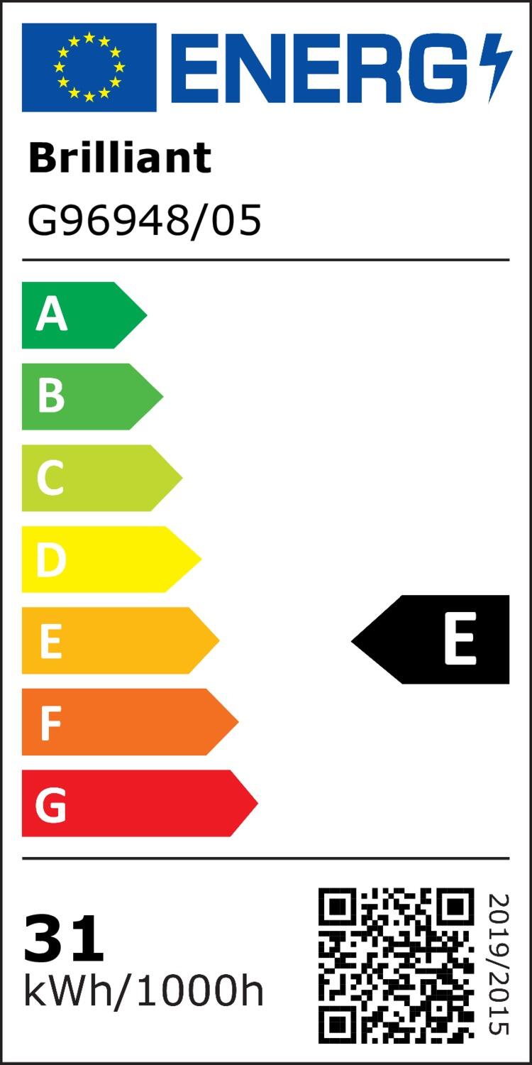 Pannello LED Allie bianco 30x120 cm  con 3 temperature di colore ad intensità regolabile 4653 LUMEN, BRILLIANT - 5