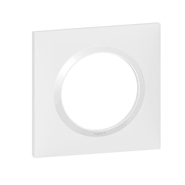 Plaque simple Dooxie, LEGRAND, blanc