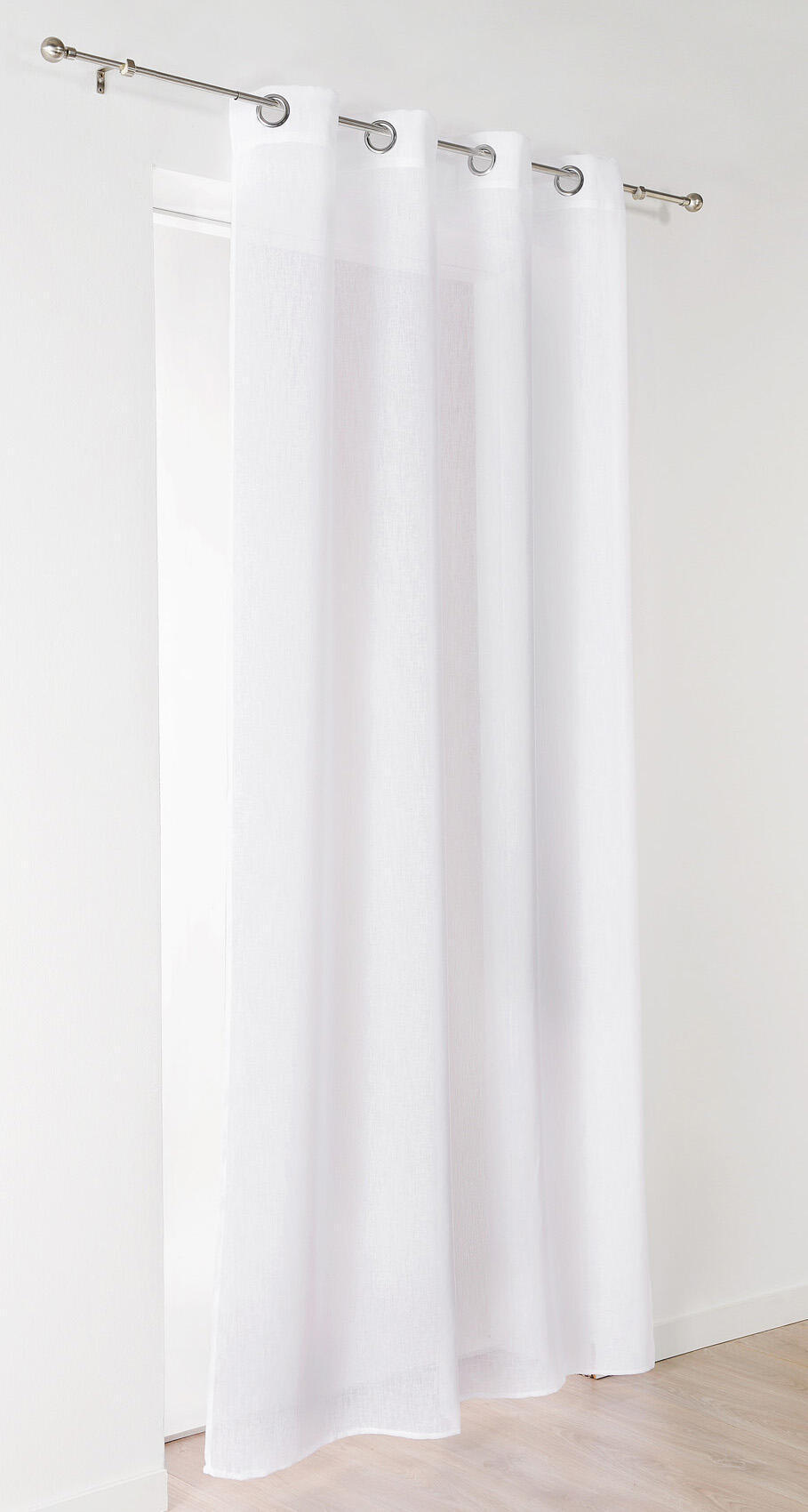 Voilage semi-transparent, Giani, blanc H.280 x l.140 cm INSPIRE - 4