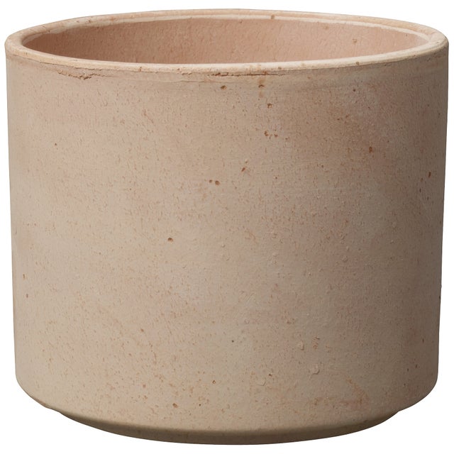 Cache pot cylindrique terre cuite DEROMA x H.8.5 cm terracotta
