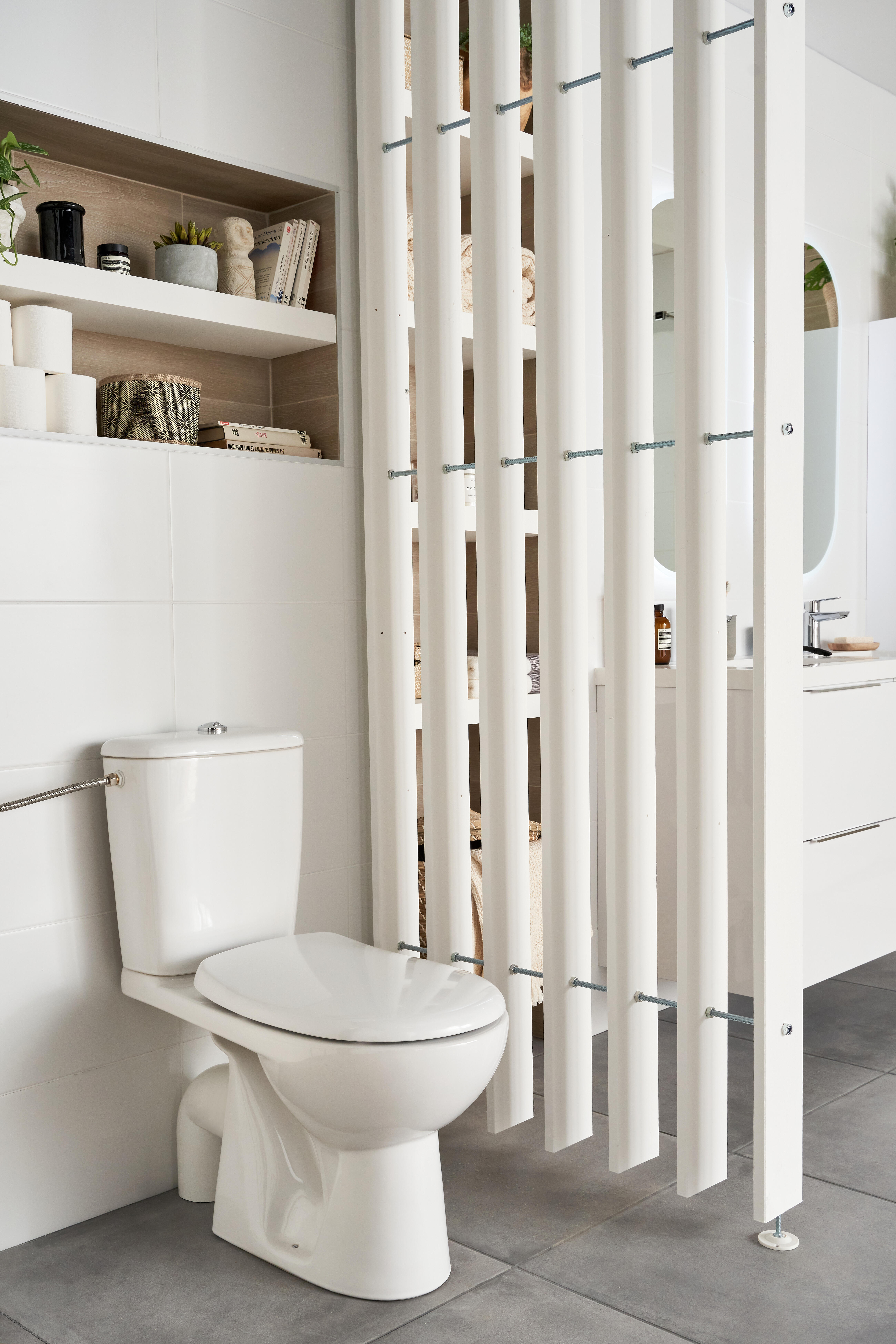 Pack WC à poser sortie horizontale, ouverte émaillée Scuadra - 3