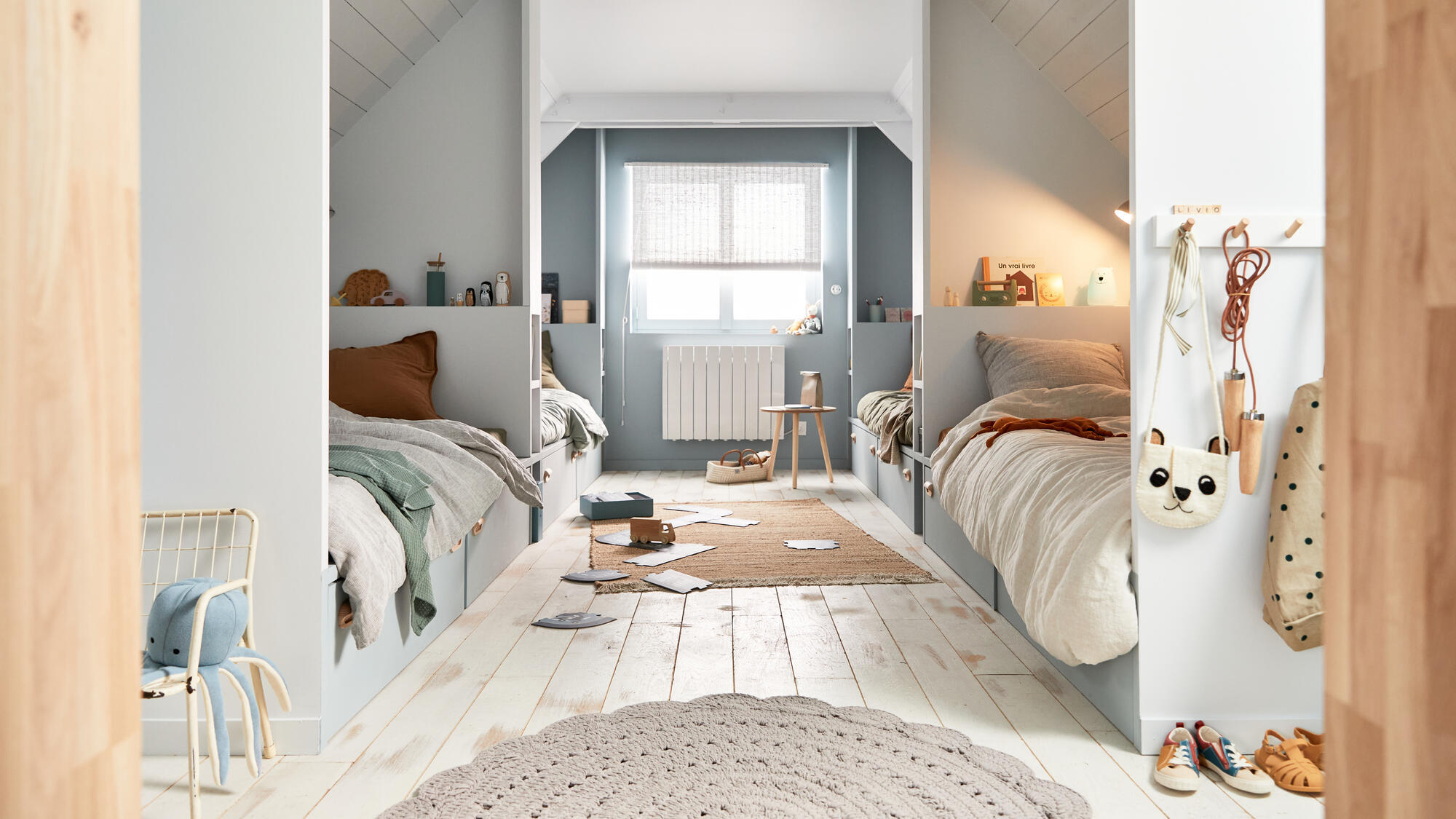 Prise avec terre complet Garby, FONTINI blanc - 5