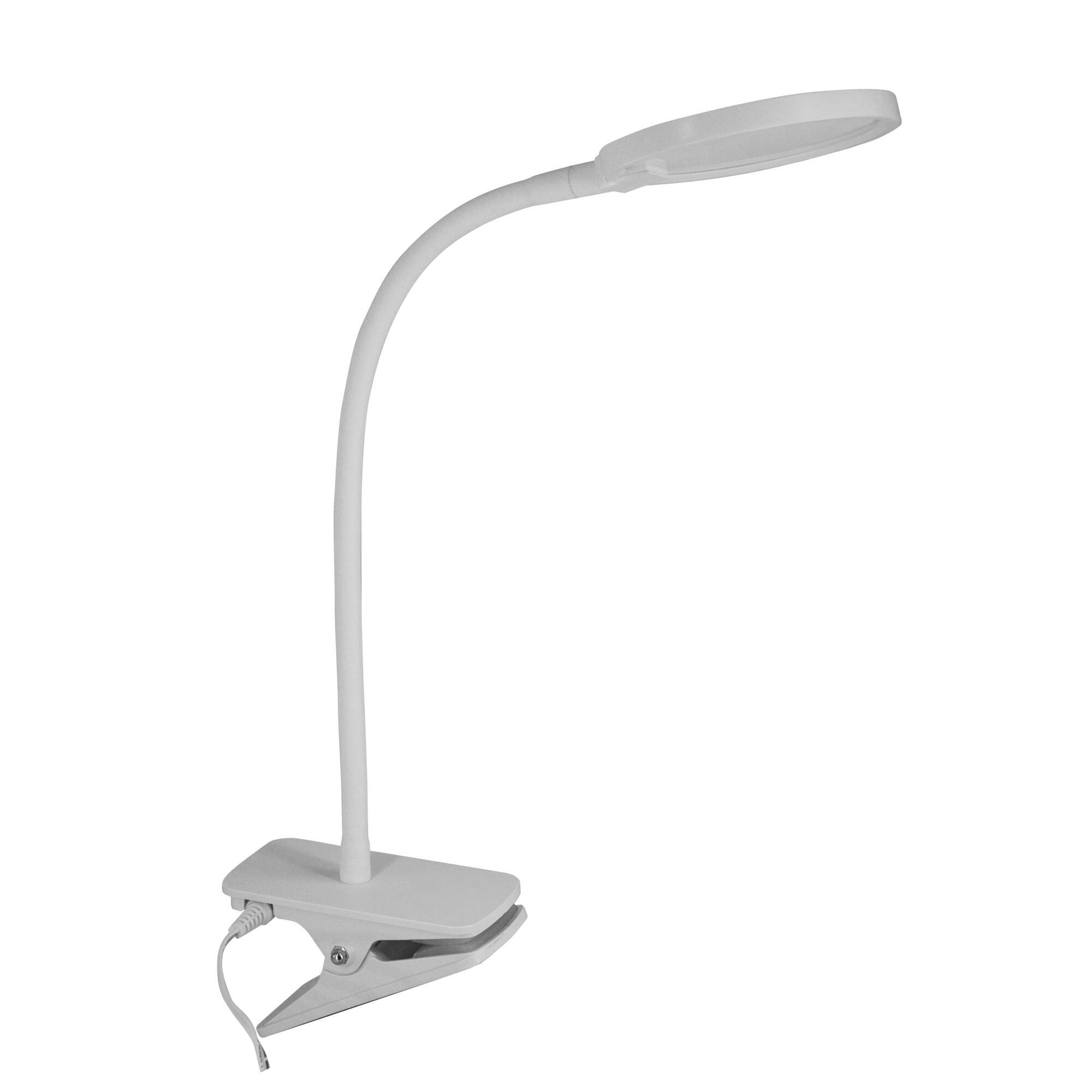 Lampe de bureau Starla, blanc, H.35 cm, INSPIRELED - 5