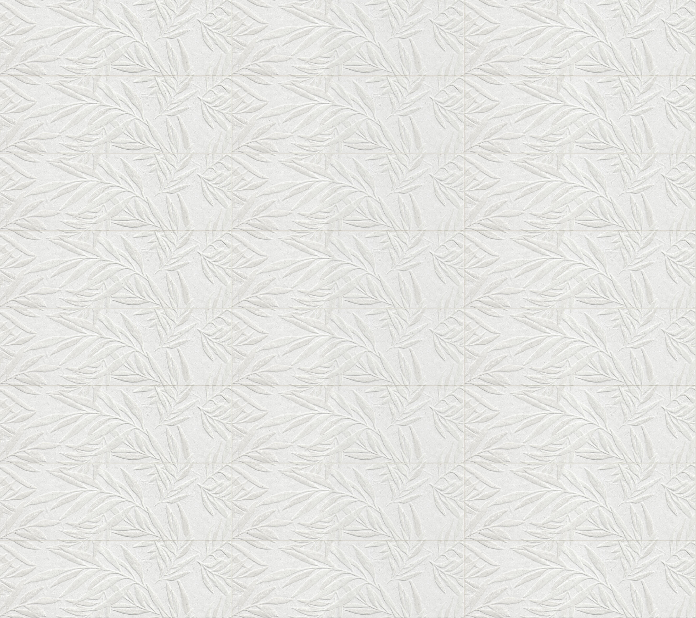 Piastrella da rivestimento interno in gres naturale 25 x 75 cm non rettificato avorio satinato Leaf gris decoro Sp. 8.3 mm 1.5 mq - 5