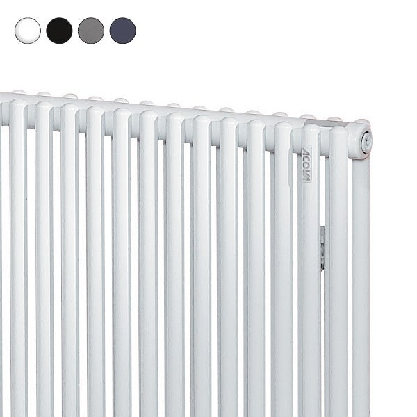 Radiateur eau chaude horizontal ACOVA Filin blanc, 1010W H.60 x l.82.7 cm - 5