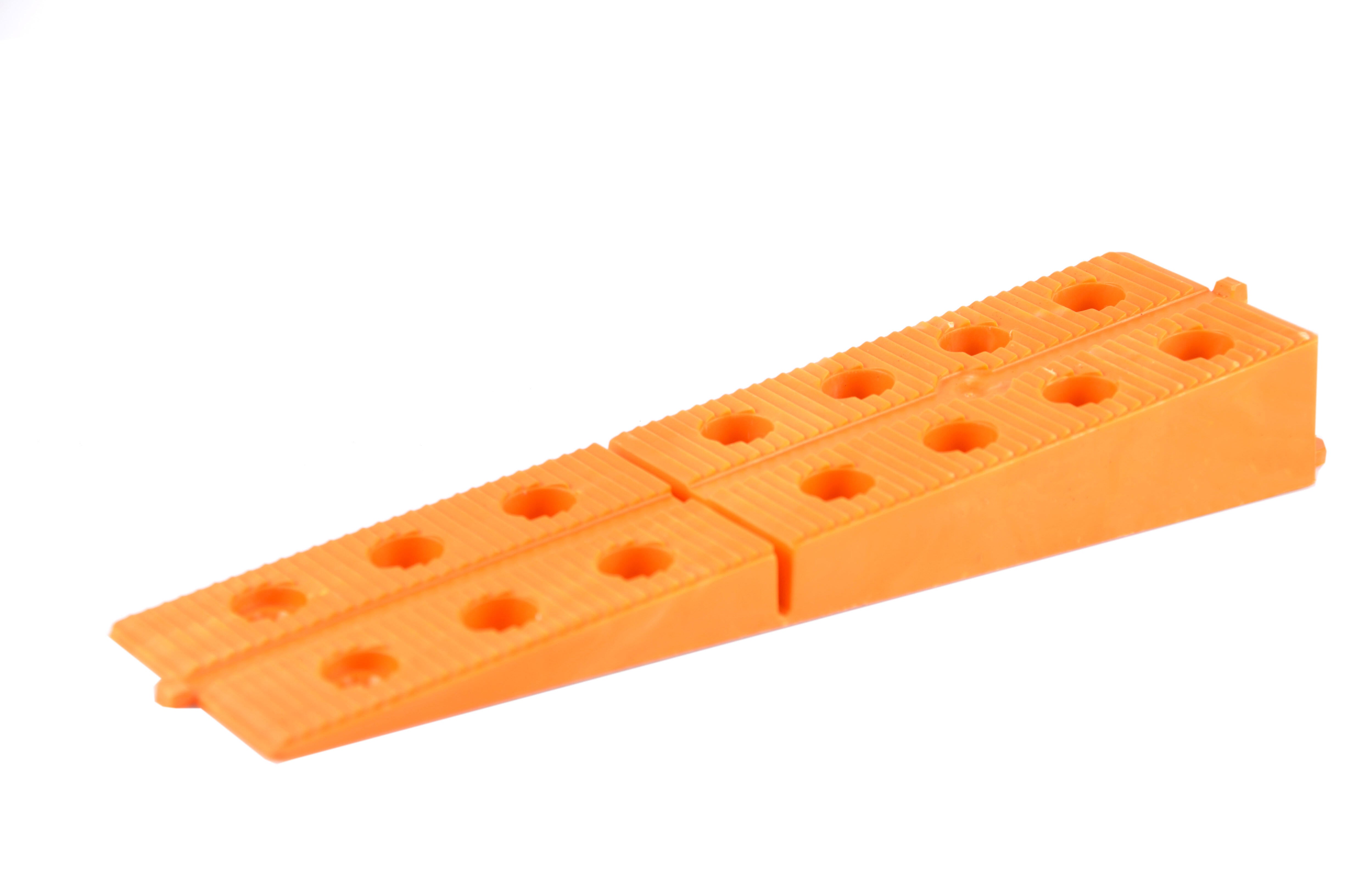 Mini Cunei Per Livellamento Piastrelle 6 Mm - Confezione Da 100 Pezzi In Plastica