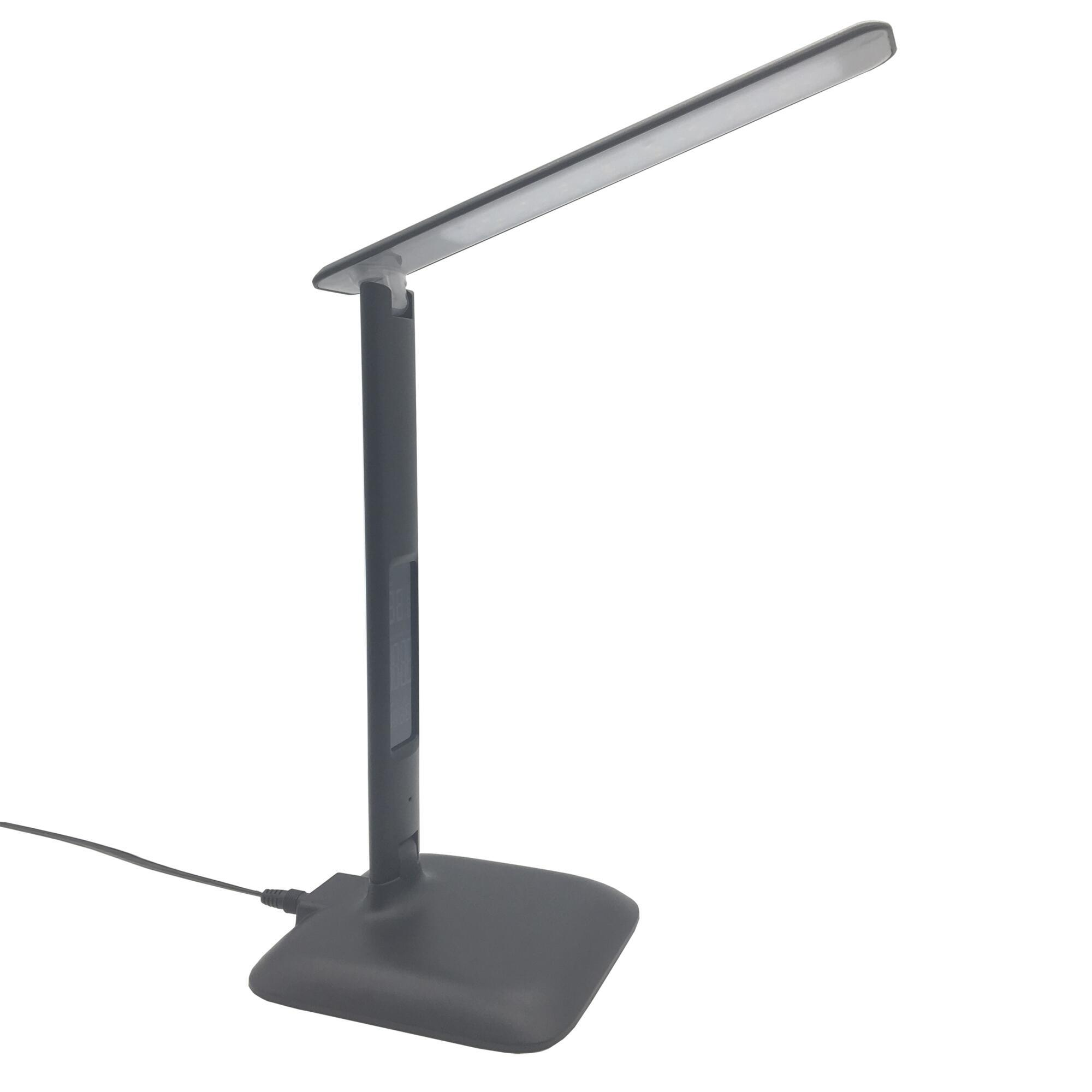 Lampe de bureau Alex tactile, noir, H.33 cm, INSPIRELED - 5