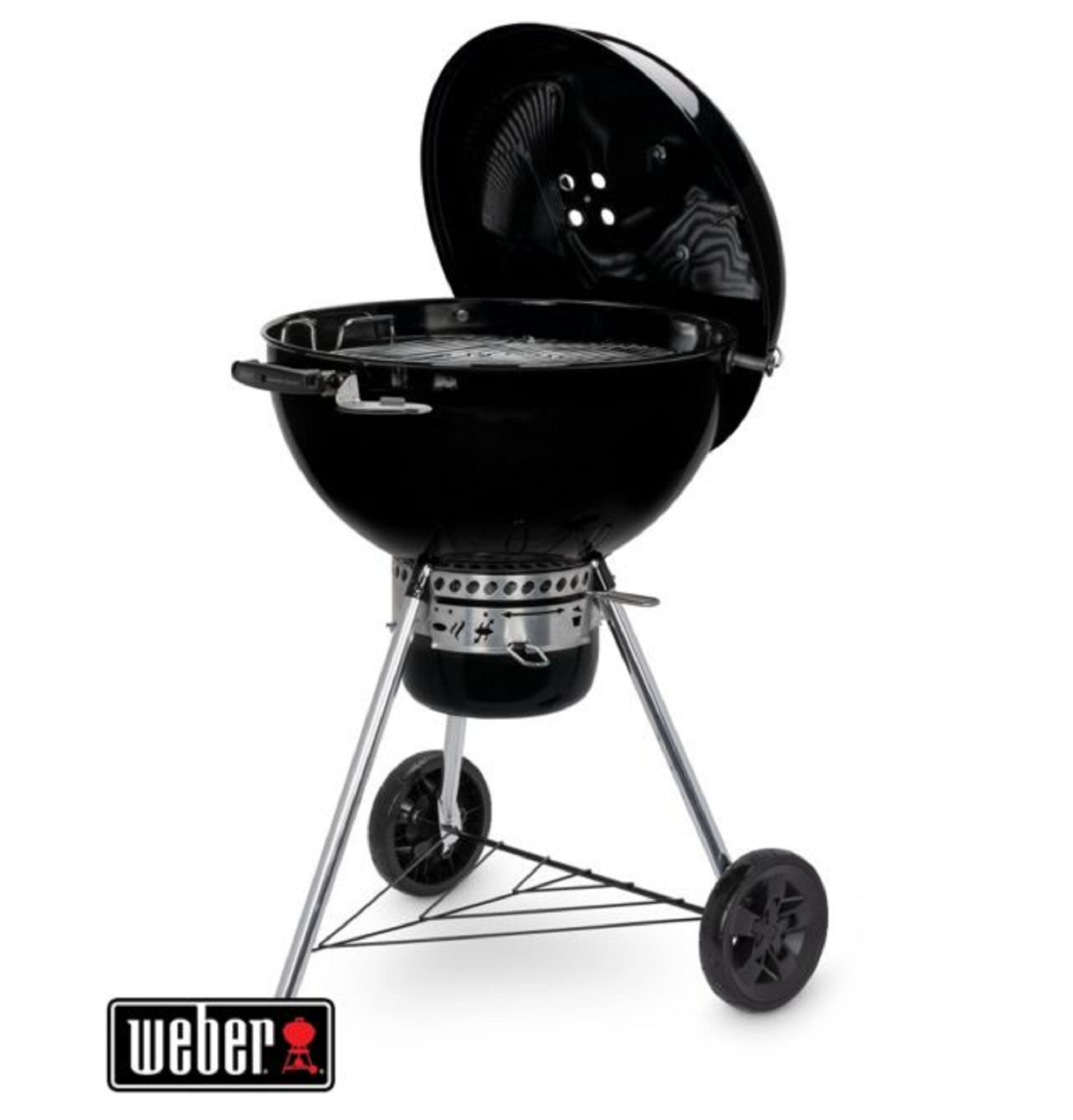 Barbecue au charbon de bois WEBER Master-touch GBS E-5750, noir - 2