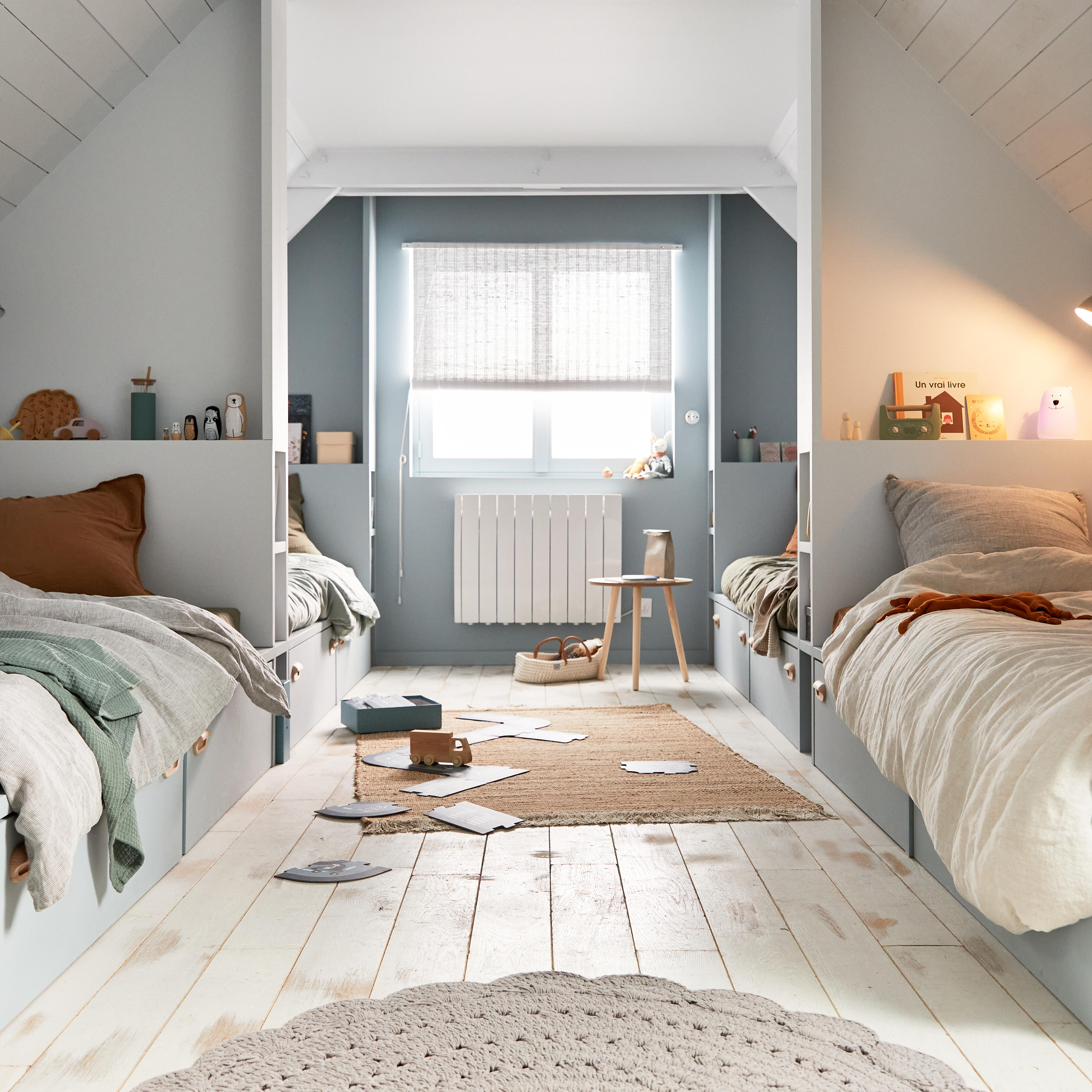 Radiateur électrique connecté à inertie fluide 1500W SAUTER Ipala horizontal - 2