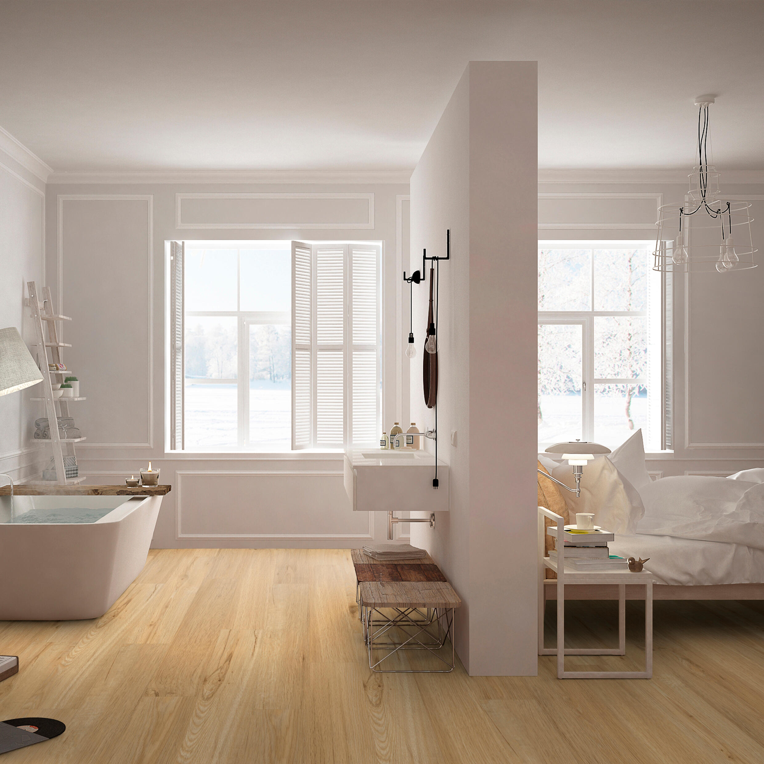 Lame PVC clipsable intenso GERFLOR Senso premium clic 3 columbia effet bois natu - 2