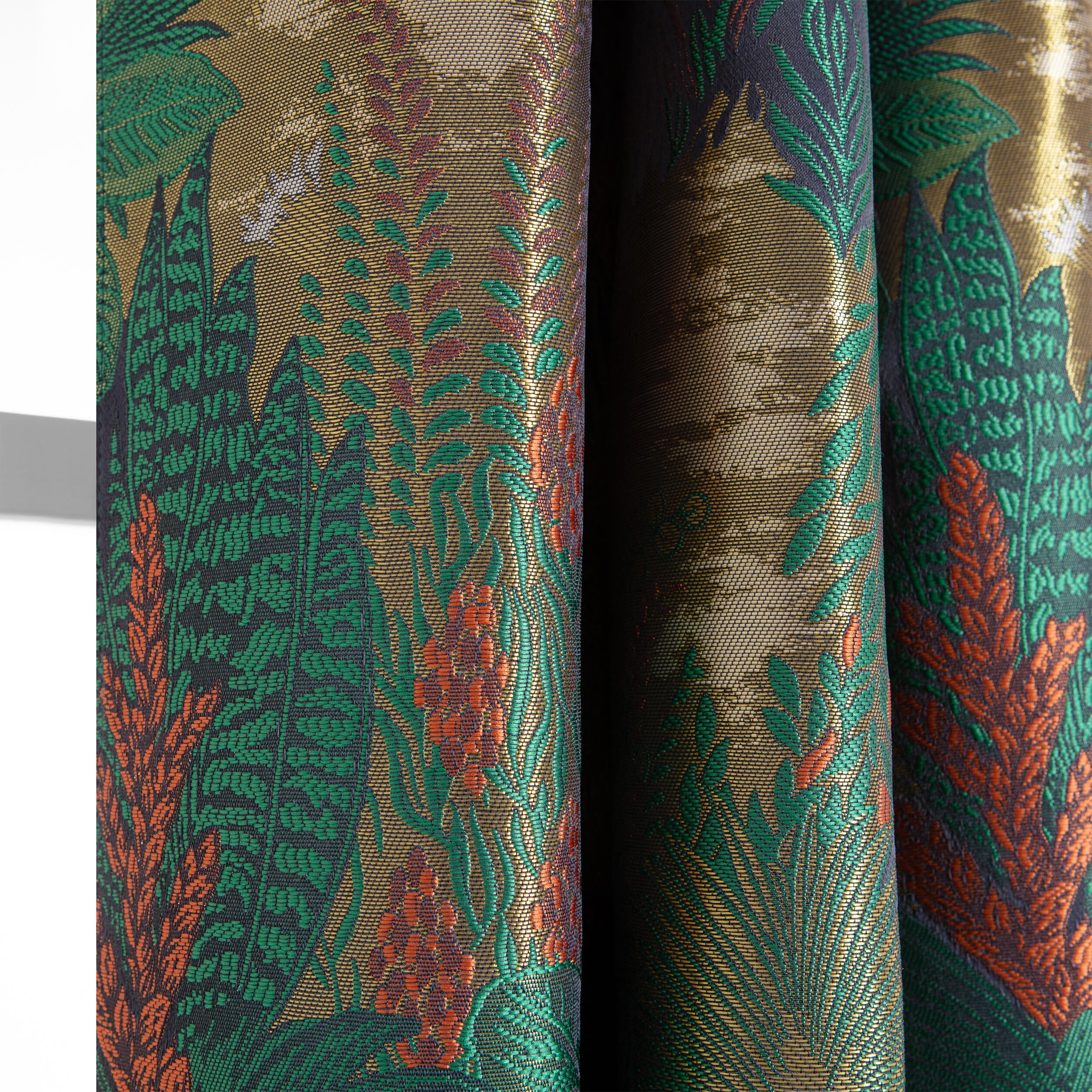Rideau tamisant, Aelys, vert H.260 x l.135 cm - 4