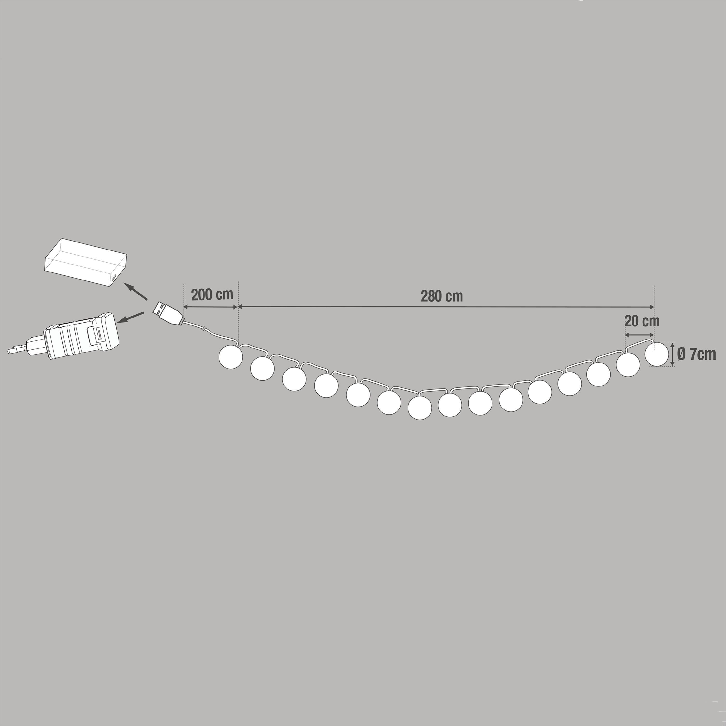 Guirlande Module LED blanc Hataru INSPIRE - 4