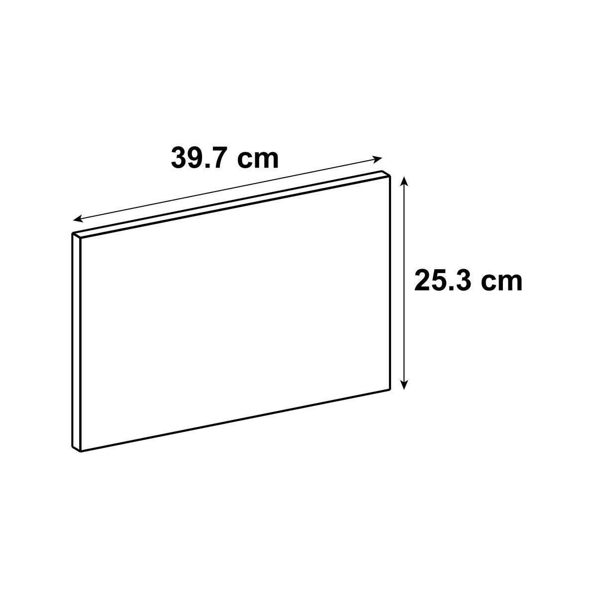 Frente gaveta de cozinha Delinia Sevilha 39.7x25.3cm branco brilhante - 6