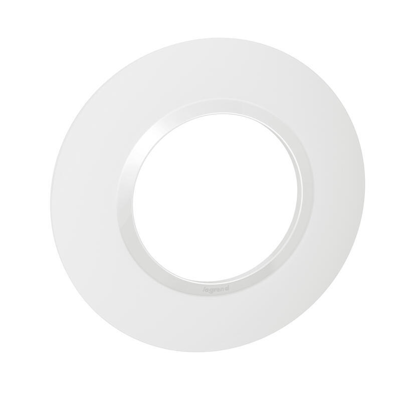 LEGRAND - Plaque Ronde Dooxie 1 Poste Finition Blanc - REF 600980 - View #10