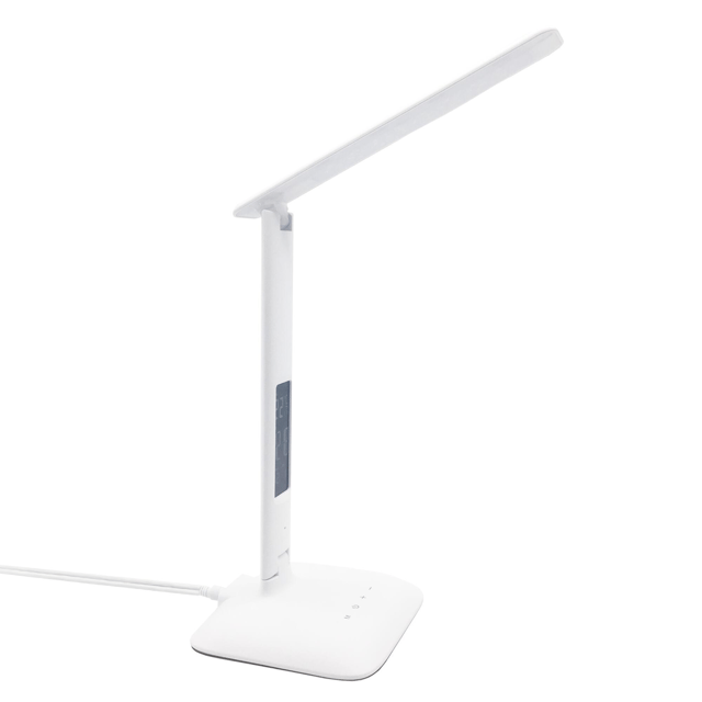 Lampe de bureau Alex tactile, blanc, H.33 cm, INSPIRELED