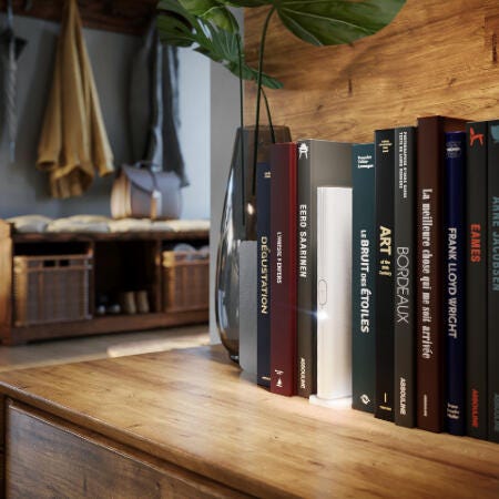 Le bridge SAUTER Cozytouch permet de piloter à distance vos radiateurs, sèche-serviettes, chauffe-eau et VMC et peut se placer à l'horizontale comme à la verticale