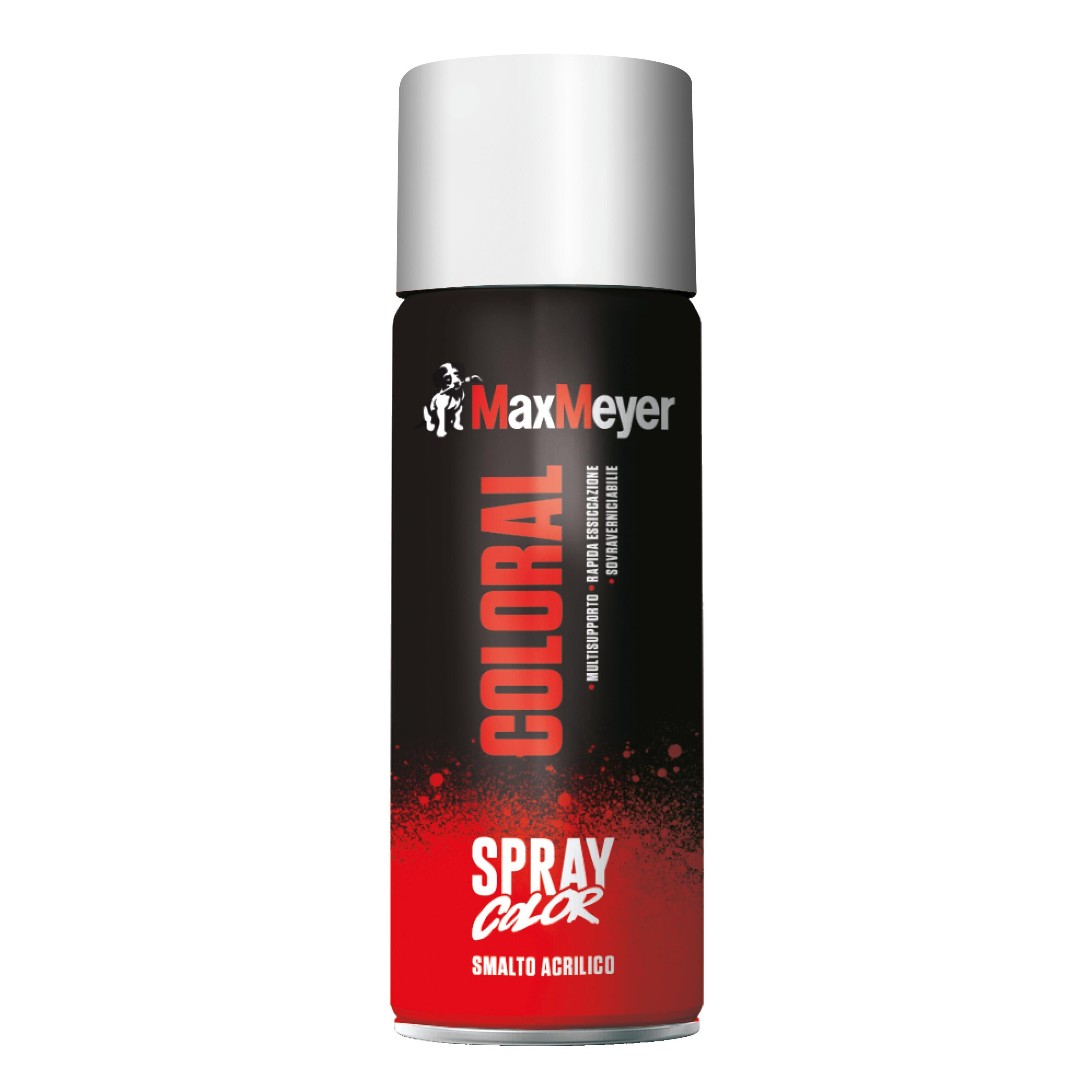 Smalto spray MAXMEYER acrilico ral 9010 bianco opaco 0.4 L - 6
