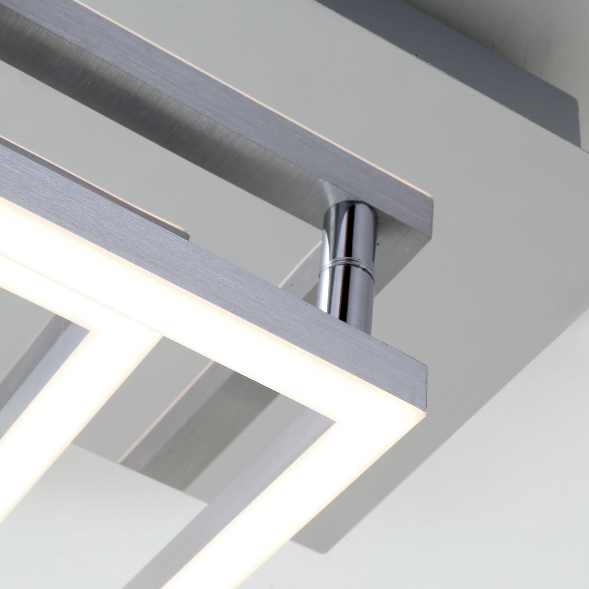 Plafoniera LED Frames argento IP20, 1200 lumen - 7