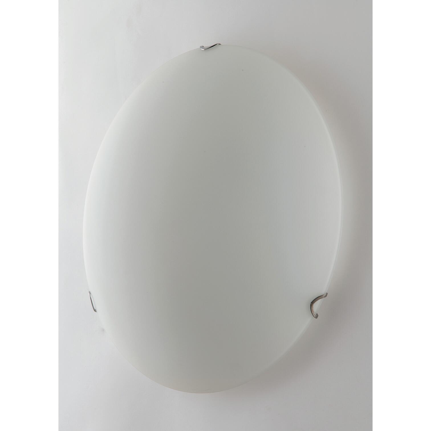 Plafoniera neoclassico Oblo Ø 30 cm argento IP20, 2XE27 - 3