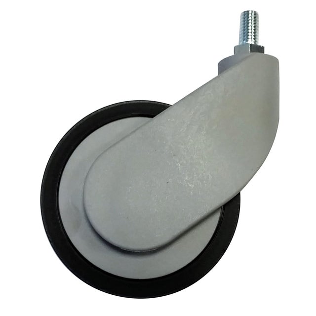 Ruota Design in pvc grigio Ø 75 mm  portata max 40 Kg