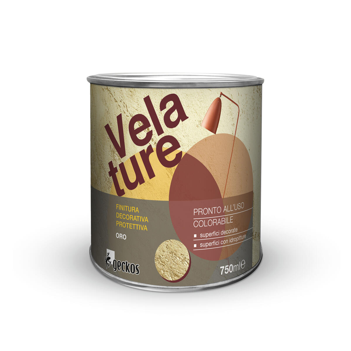 Finitura GECKOS velatura 0.75 L oro lucido - 7