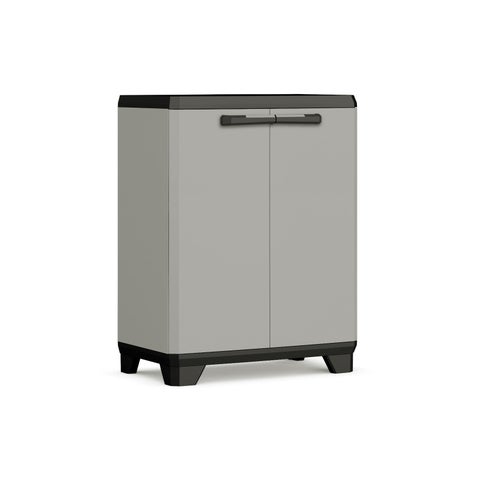 Ντουλάπα Planet κοντή Π68xB39xΥ90 cm με 1 ράφι σε χρώμα μαύρο και μπεζ