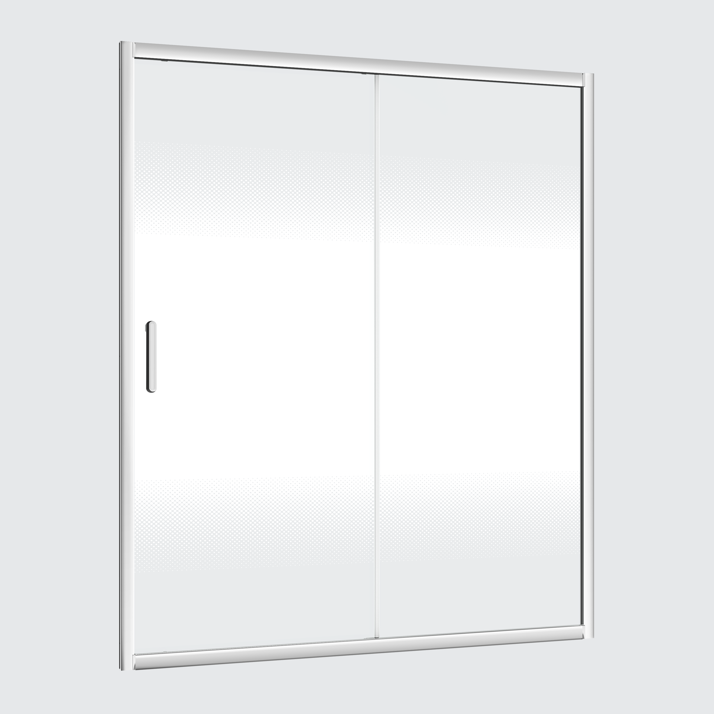 Perfis para portas de duche de correr 160x190 cm transparente Sensea Easy - 6