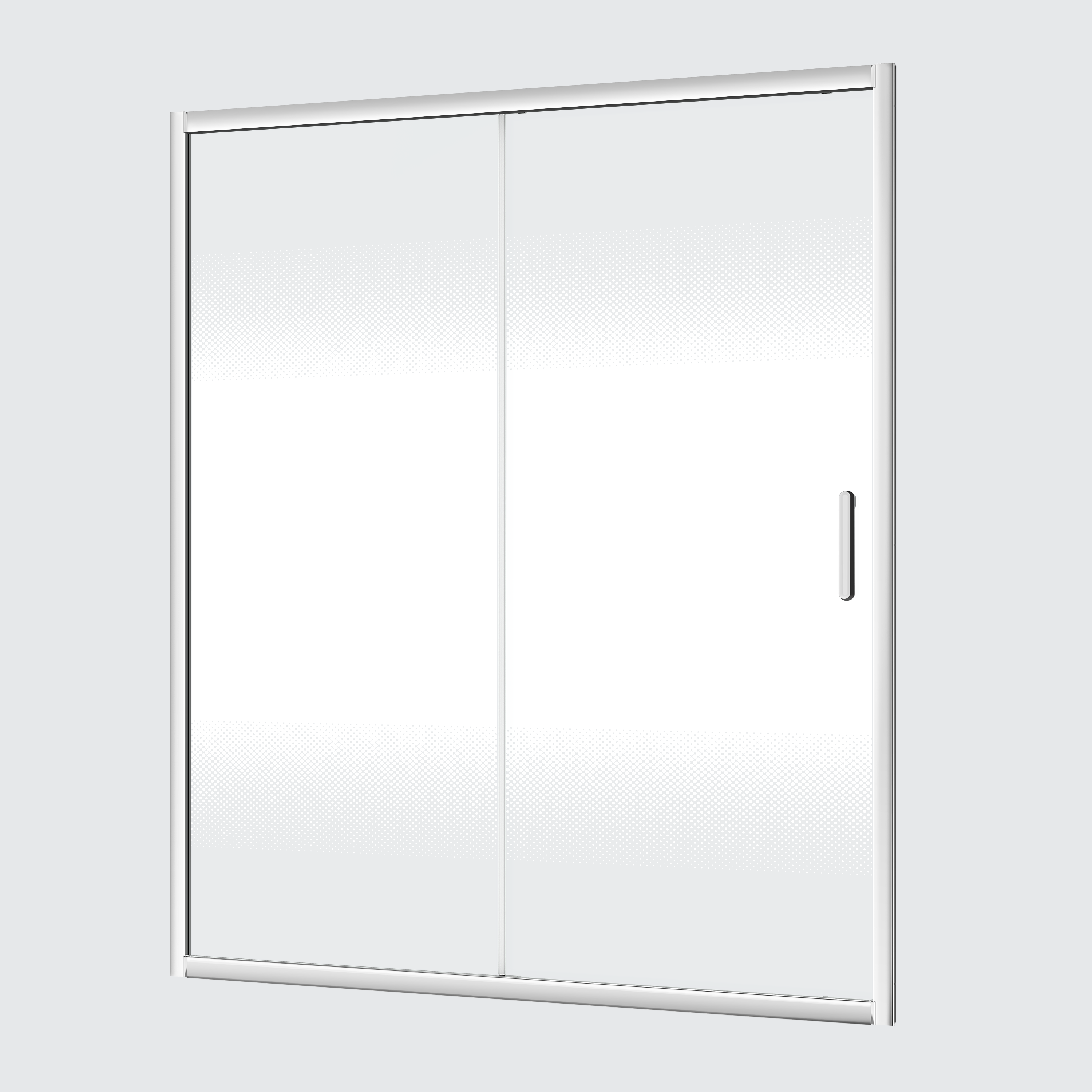 Perfis para portas de duche de correr 160x190 cm transparente Sensea Easy - 5