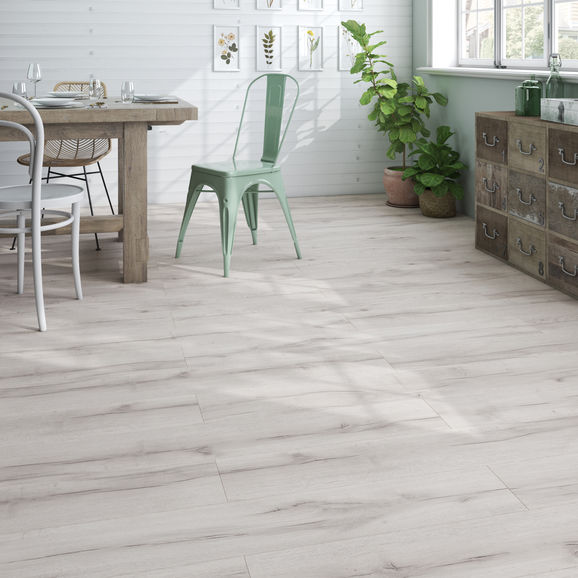 Panele podłogowe laminowane wodoodporne AC5 8 mm Artens Rondeau 2 szare drewno - 9