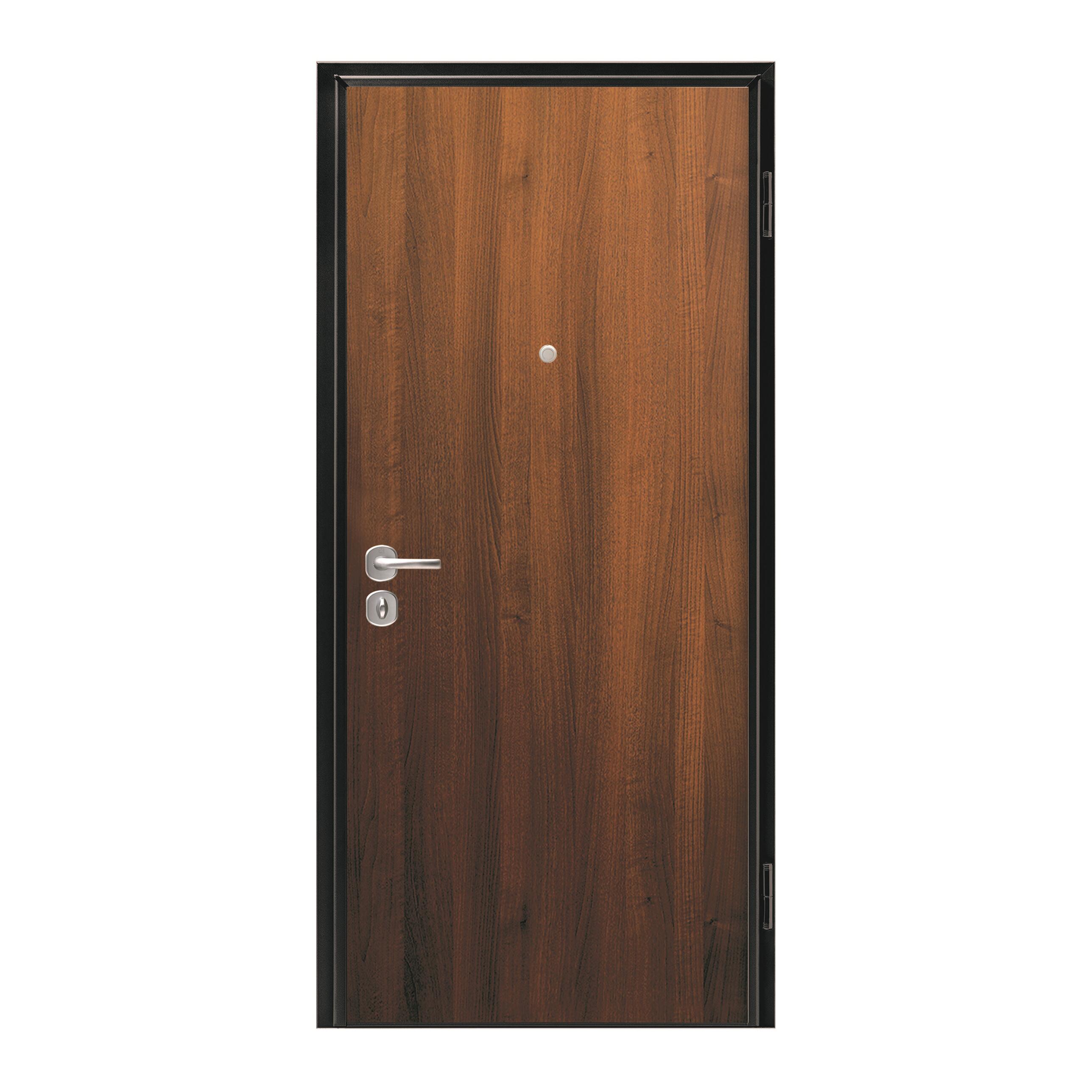 Porta blindata YALE Ghepard L 80 x H 210 cm noce scuro apertura sinistra - 5