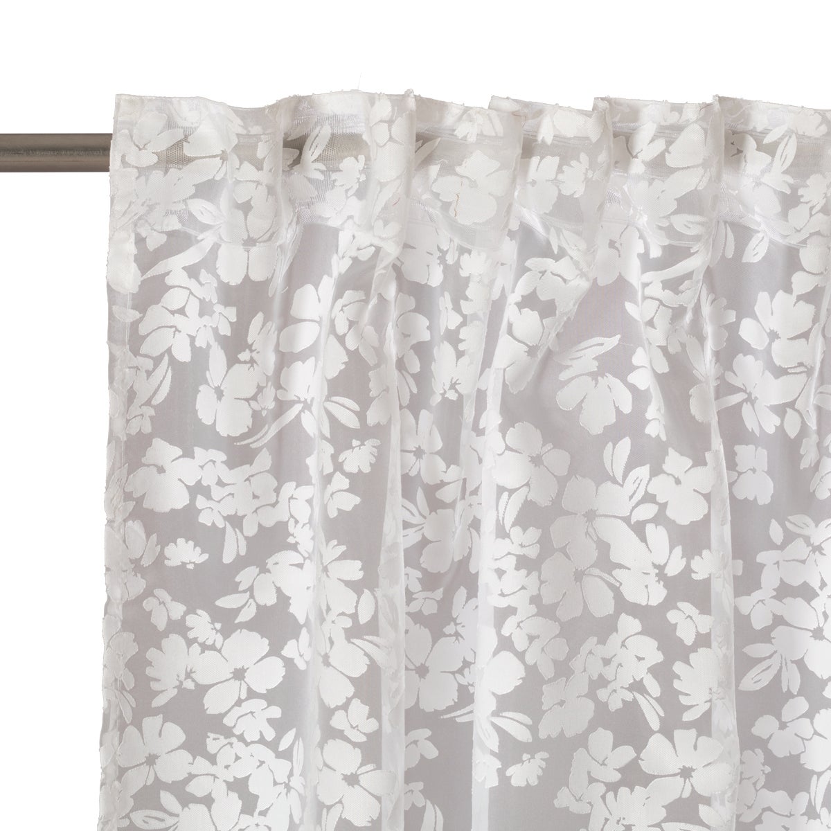 Tenda Gladys blue/azzurro, passanti nascosti 140x295 cm - 3