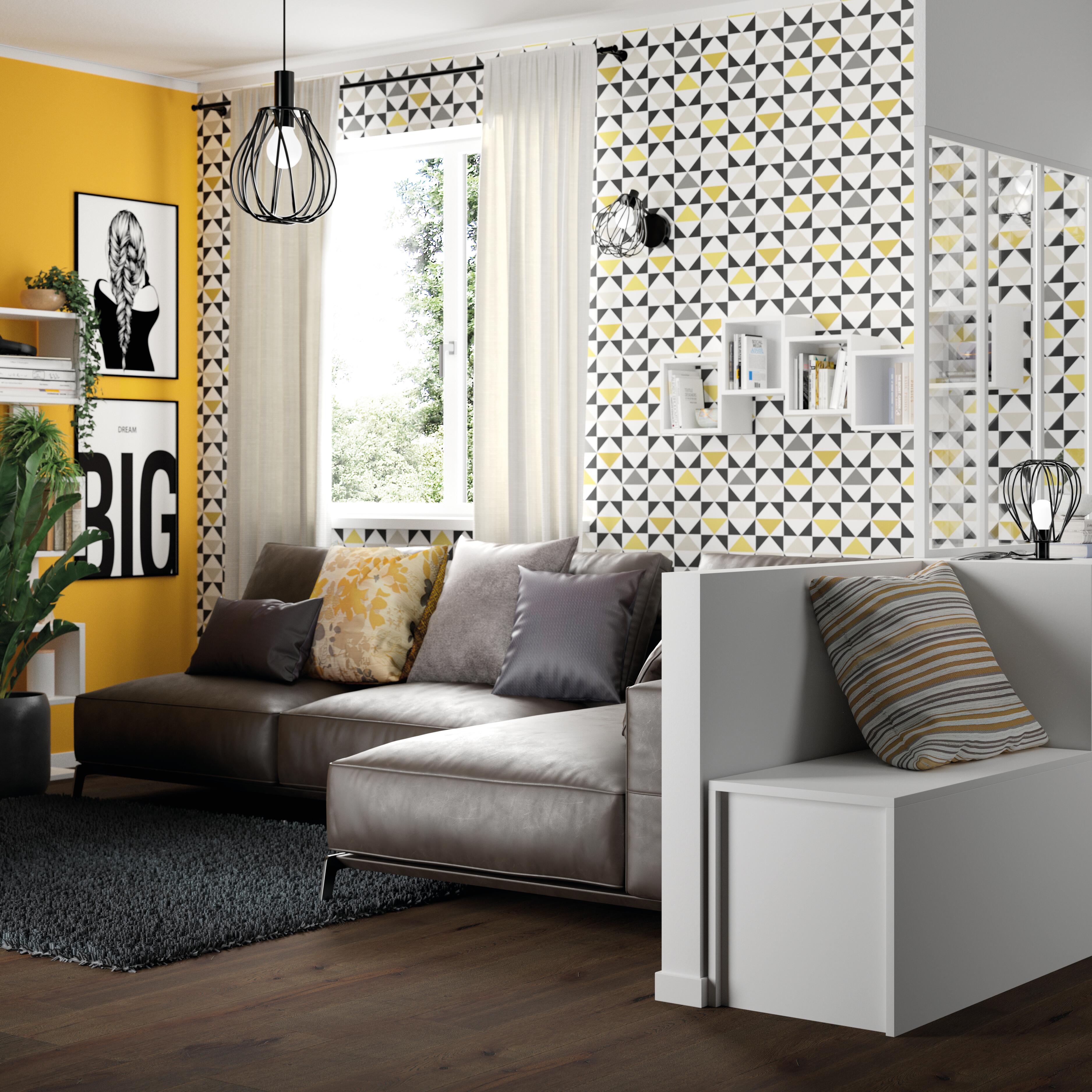 Tappeto Carezza antiscivolo nero, L 230 x L 160 cm - 2