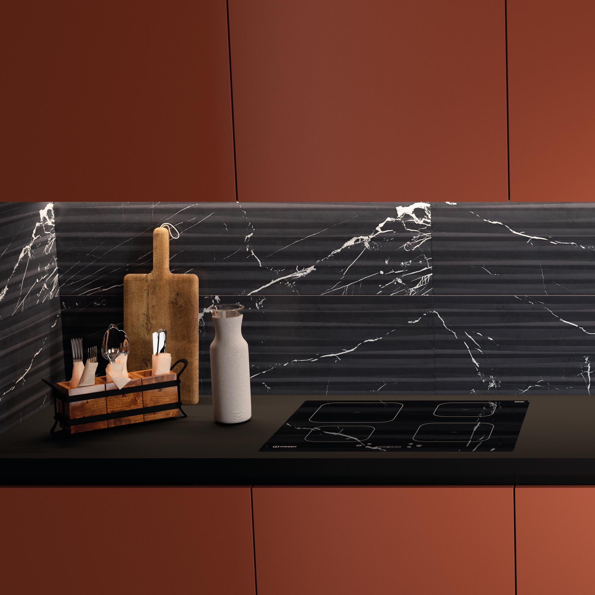 Indesit Piano Cottura A Induzione 59 Cm, 4 Zone, Vetroceramica, Con Funzioni Push&Go (bollitura, Riscaldo, Moka)