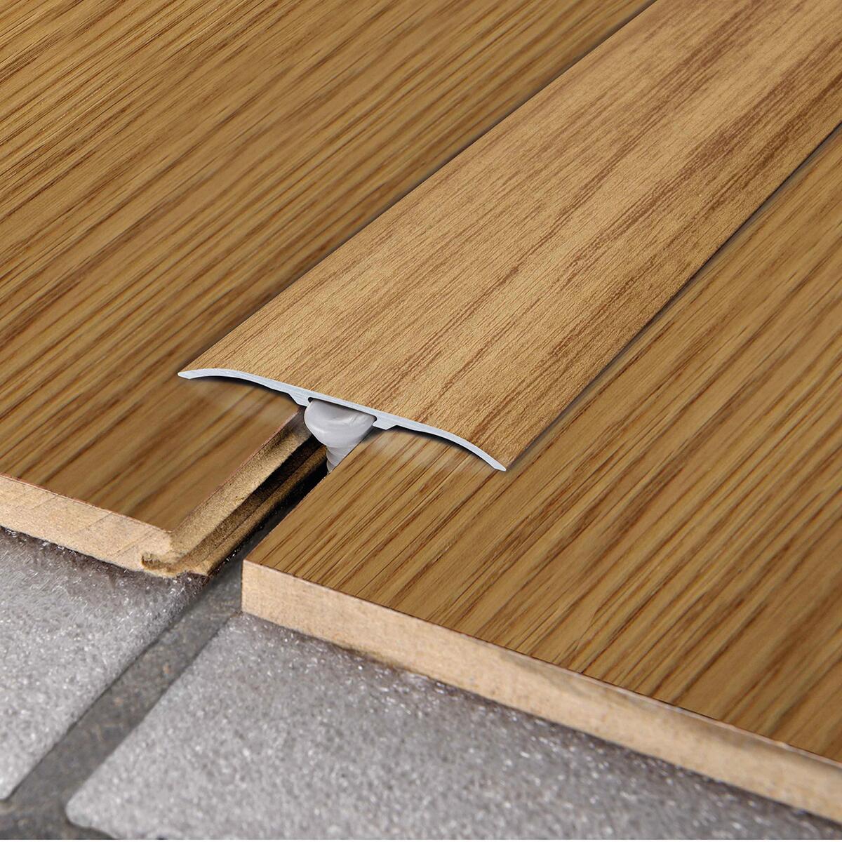 Profilo di finitura da fissare Promultifix System in alluminio rovere chiaro Sp 90mm x L 270 x L 4.47 cm - 2