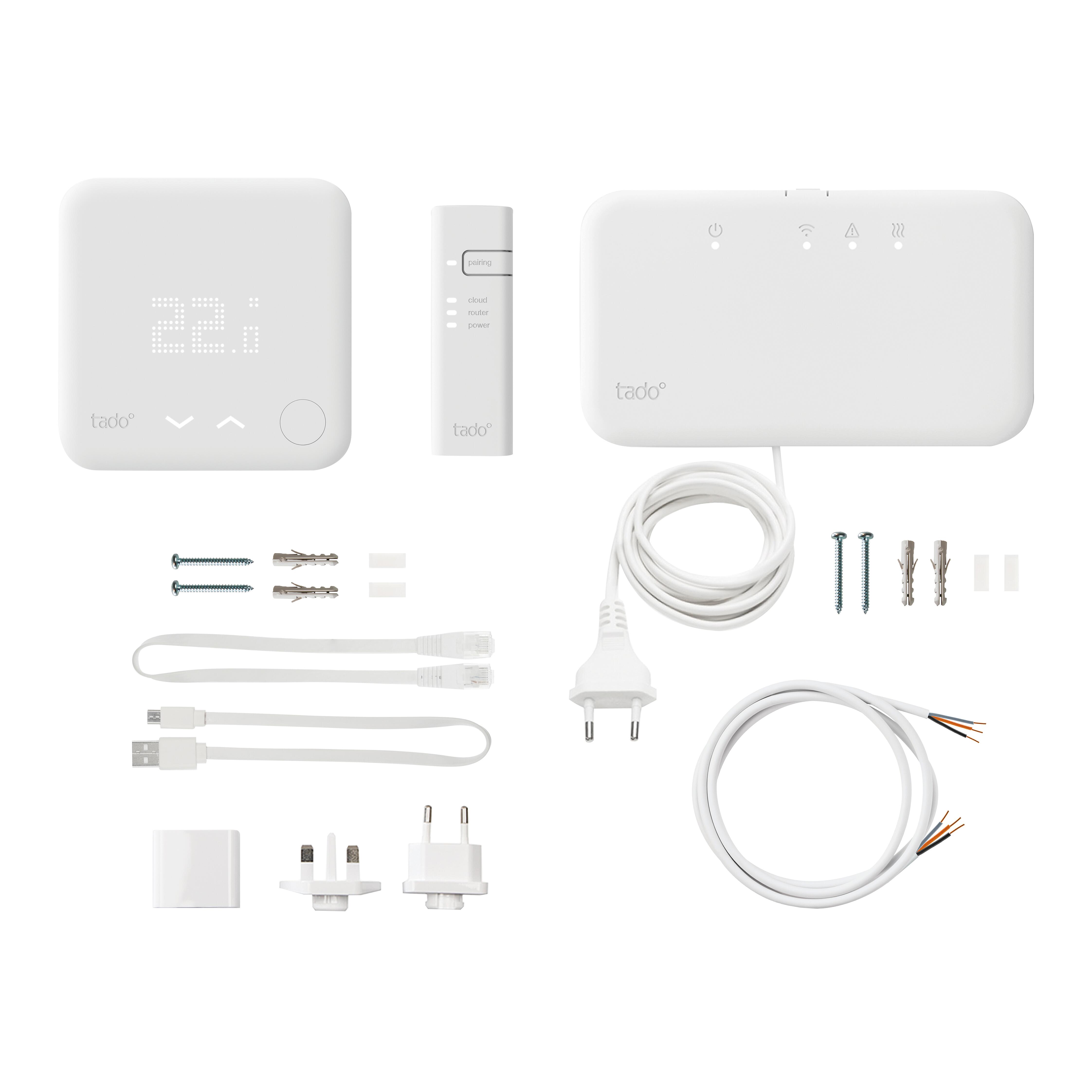 Pack termostato inteligente TADO v3 + kit de extensión inalámbrico - 11
