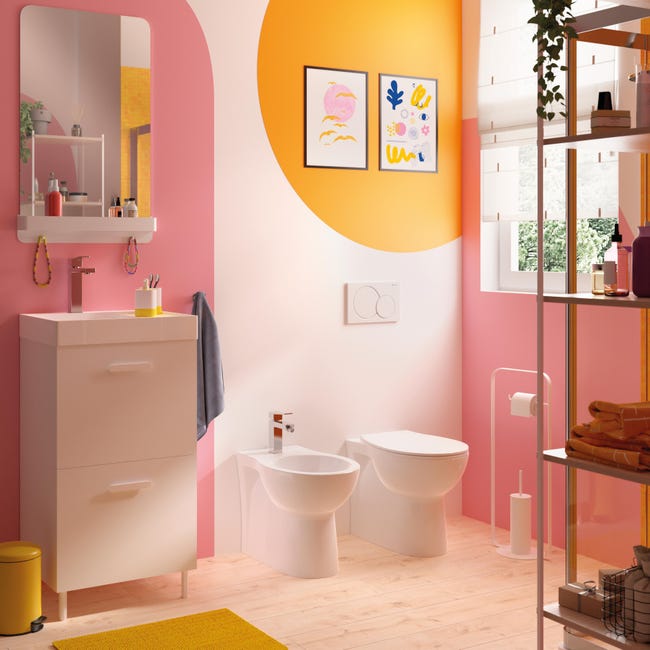 Tappeto Bagno In Ciniglia Antiscivolo 40x60cm - Super Assorbente, Lavabile, Certificato Oeko-TEX, Rosa - Foto 11