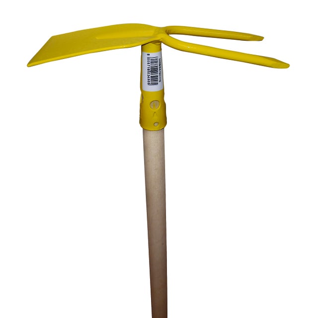 Zappa Zappetta quadro bidente manico in faggio da 120 cm