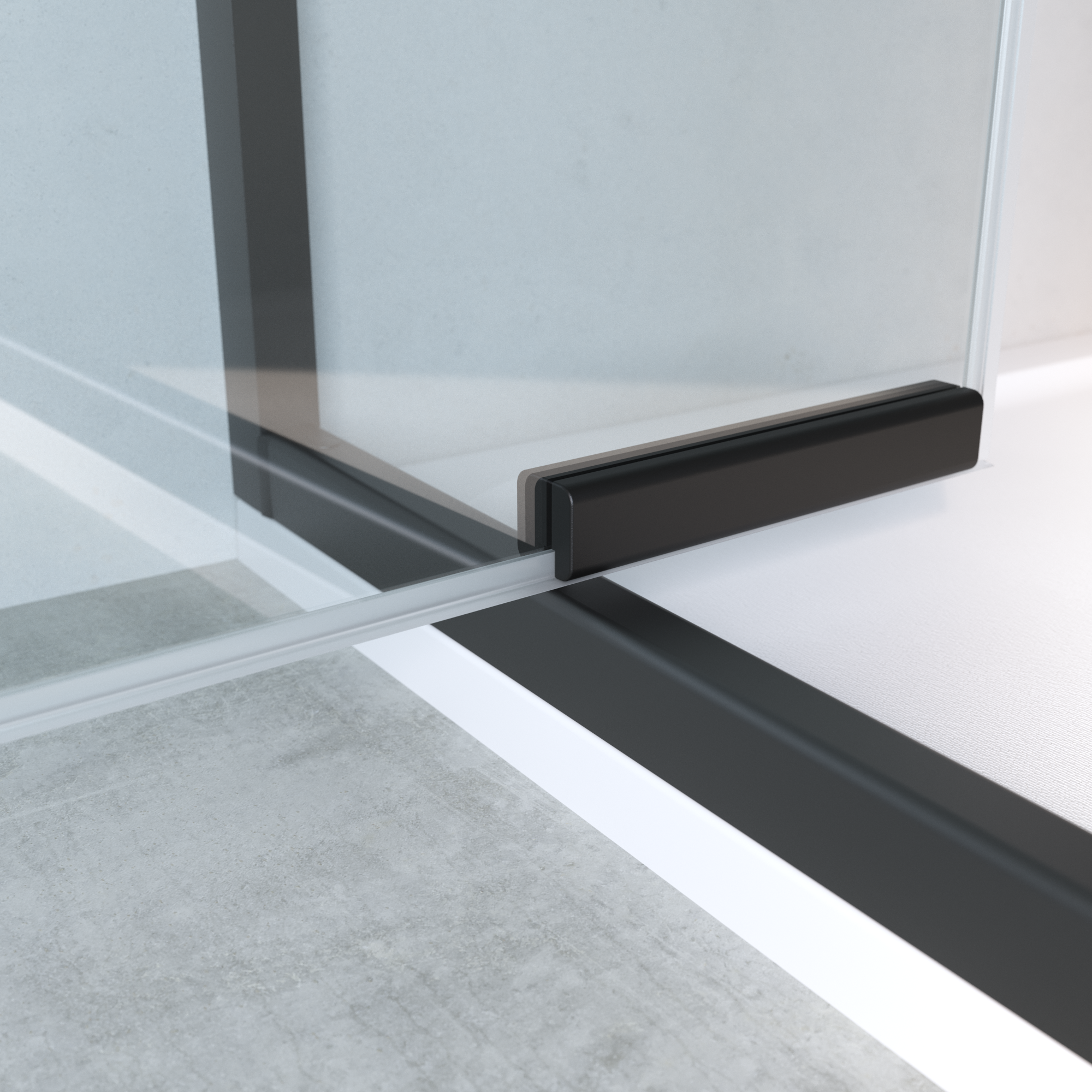 Szkło drzwi uchylnych transparentne 90 X 190 Sensea - 16