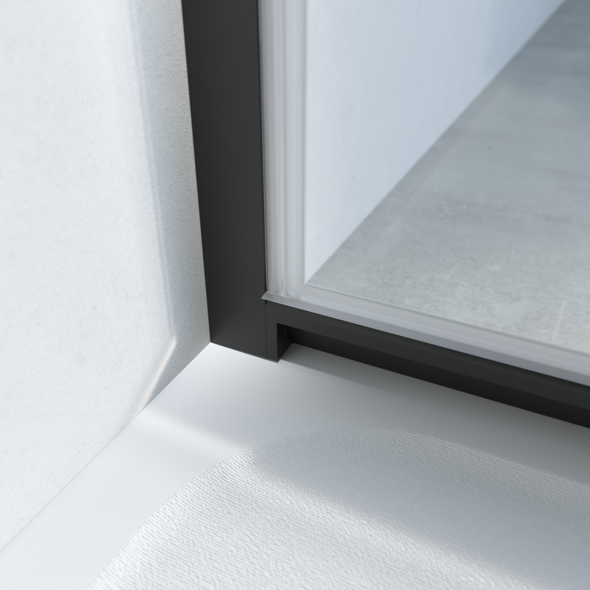 Szkło drzwi uchylnych transparentne 90 X 190 Sensea - 15