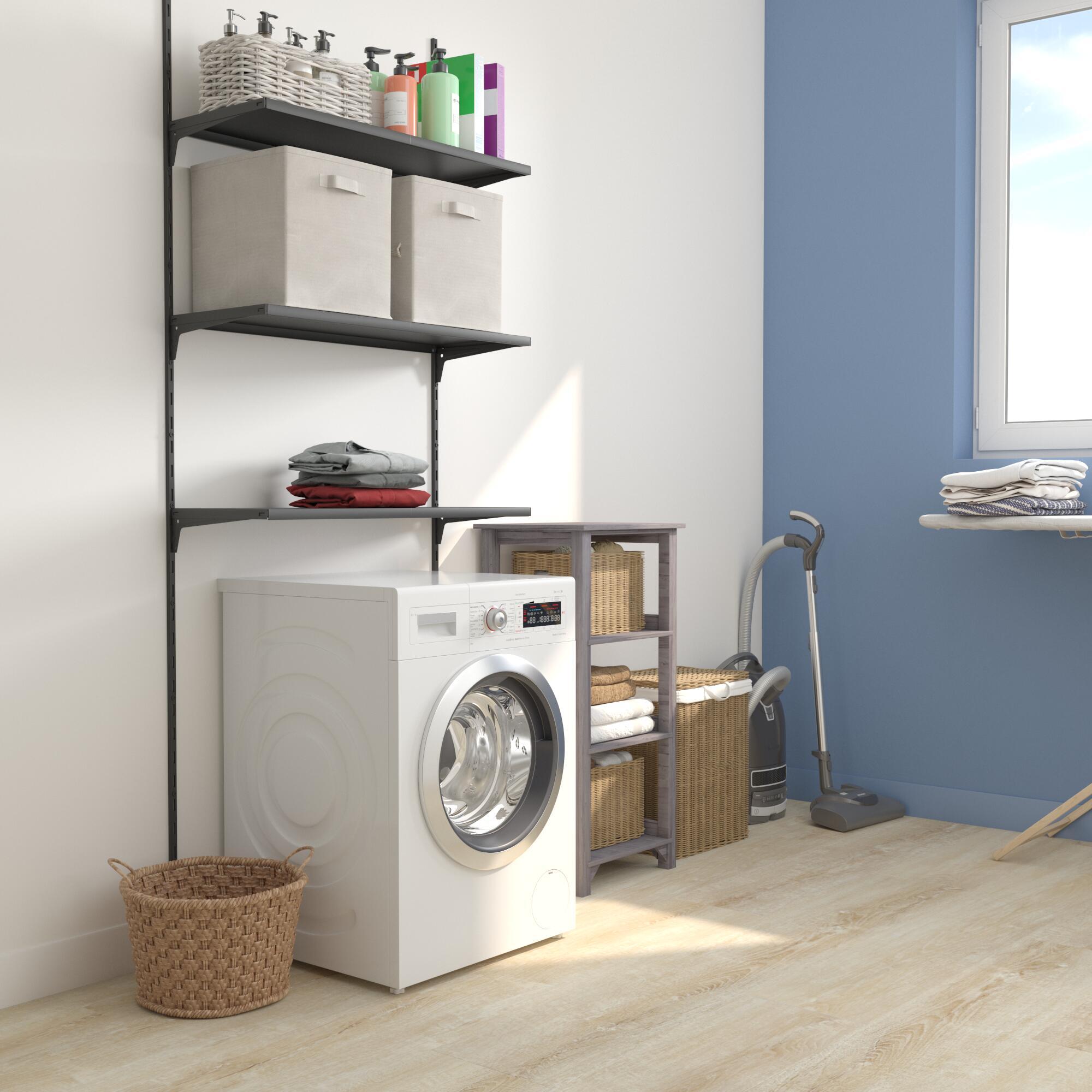 Console simple acier verni, P.30 cm entraxe 50 mm - 7