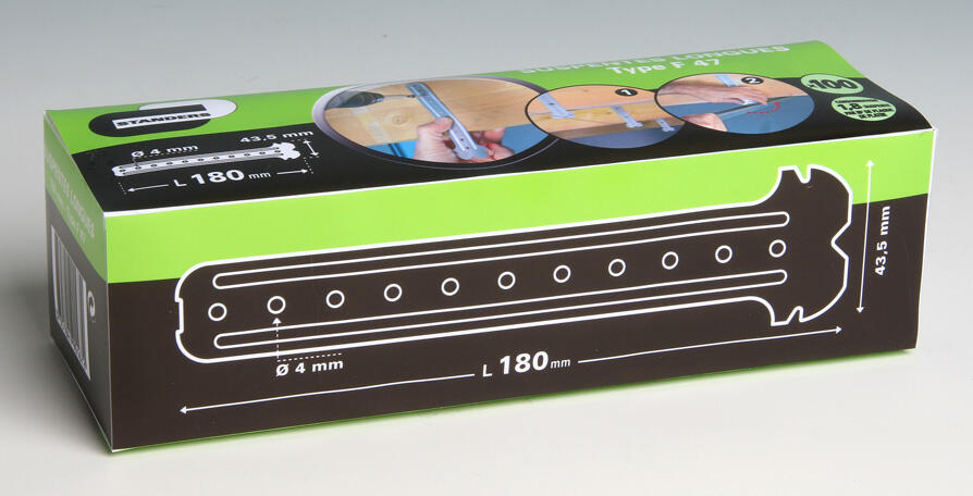 Lot de 100 suspentes longues, STANDERS, 180 mm-47 - 4