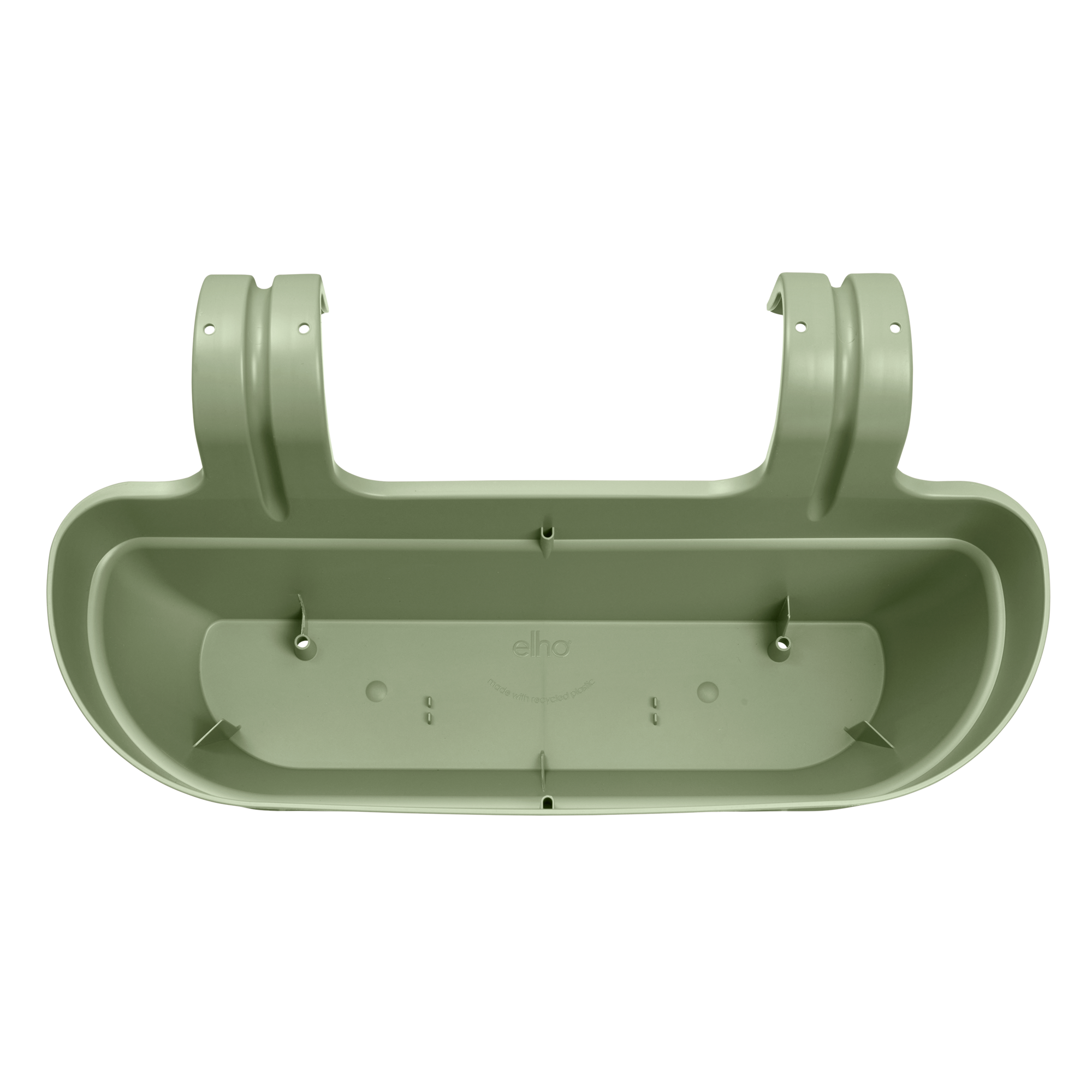 Vaso con supporto ELHO Vibia in polipropilene verde pistacchio H 26.5 x L 46 cm - 4