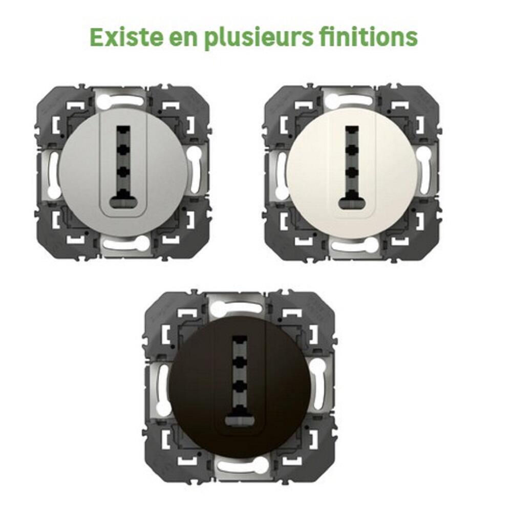 Prise téléphone à assembler Dooxie, LEGRAND noir - 2