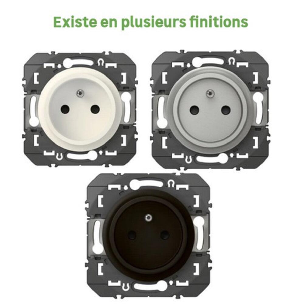 Prise avec terre à assembler Dooxie, LEGRAND blanc - 5